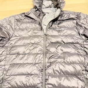 Eddie Bauer Men's Midnight Black Down Jacket, Men’s XL